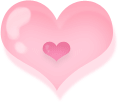 coeur rose